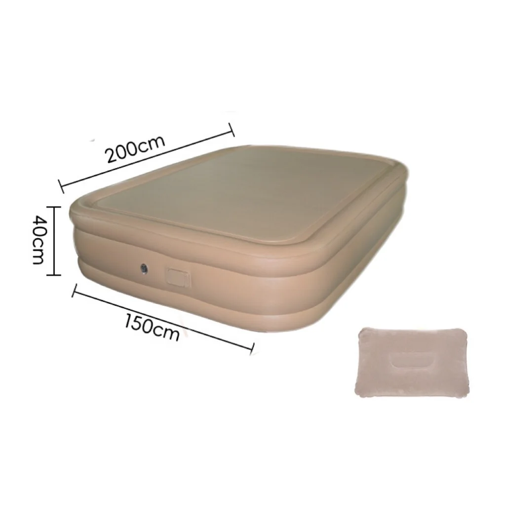 Double Self-Inflating Modern Foldable Camping Mattress-Portable Extra Thick Airbed with Textured Support for Outdoor