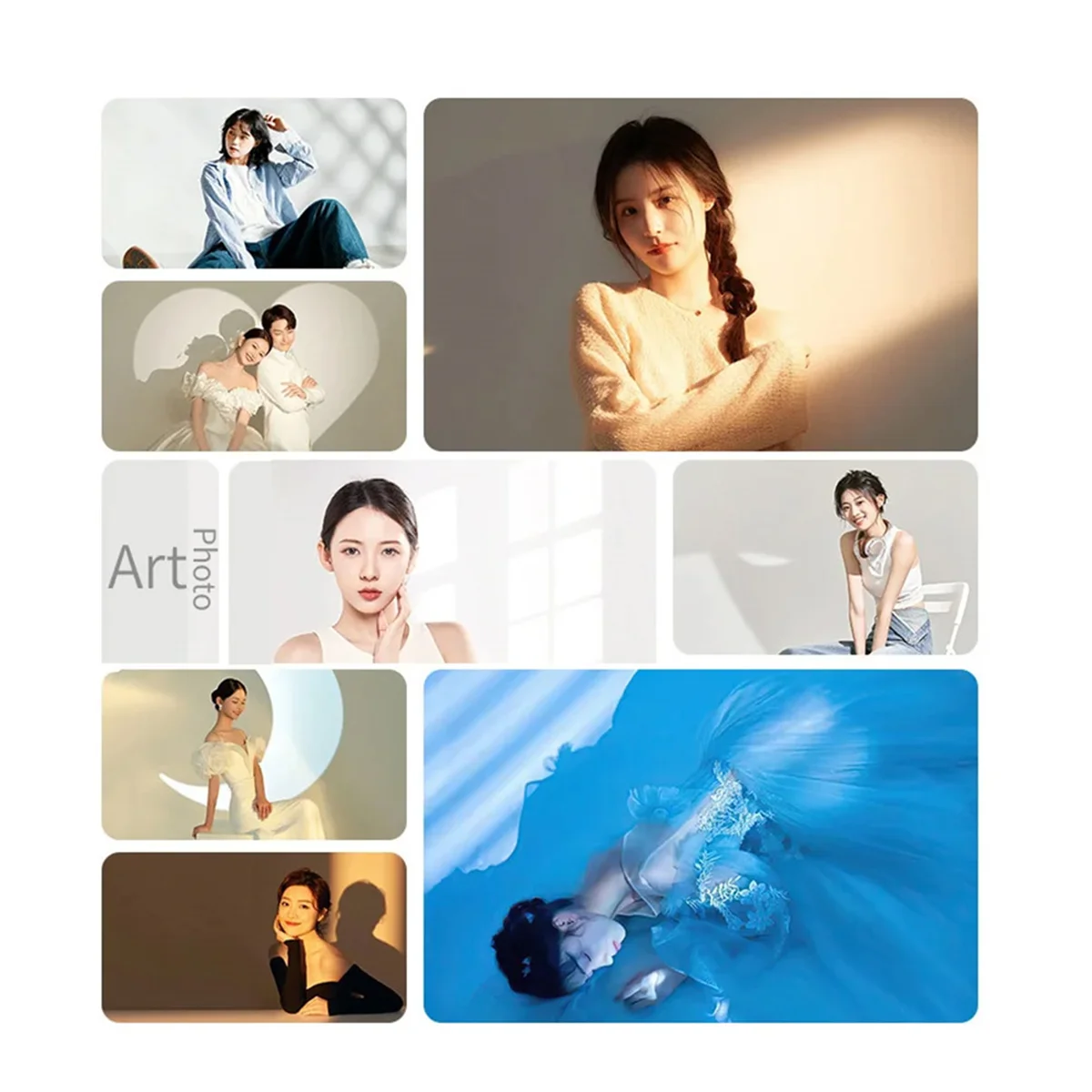 A97TPhotograph แฟลช Snoot Conical เลนส์การสร้างแบบจําลองวิดีโอรูปร่าง Photo Studio Light ชุด Optical Spotlight เลนส์ 35 Gobos