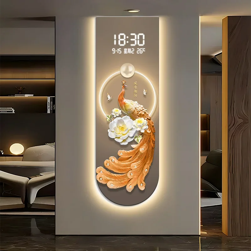 Modern Luxury Wall Watch Aesthetic Design Creative Fashion Large Restaurant Clock Wall Art Mural Nordic Reloj Pared Reloj Pared