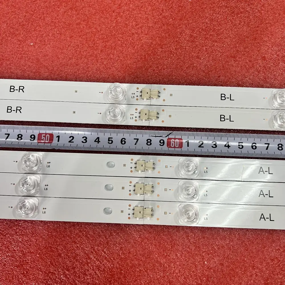 Strip LED untuk Toshiba RF-CF580003BE30-0901 RF-CF580003AE30-1001 58UA9600 LT-58VA8035 VES580QNZT-N2-Z01