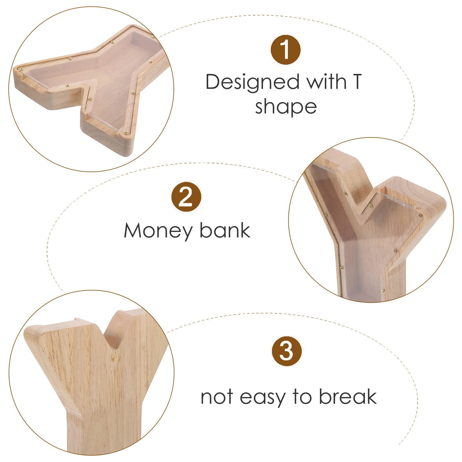 

Personalized Wooden Alphabet Letter Personalized Piggy Bank Wooden Boxes for Kids Kid Piggy Bank Coin Saving Storage Home Decor