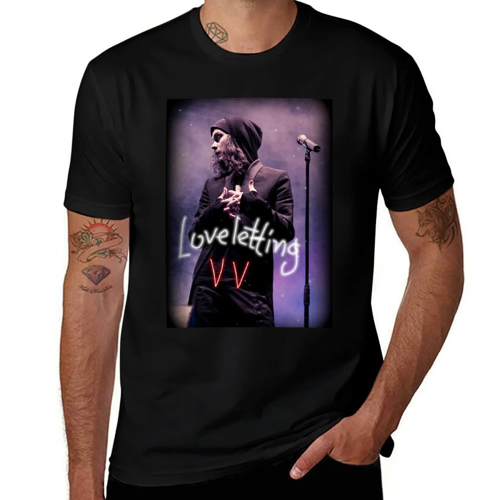 

Loveletting_Ville Valo_ T-Shirt printed t shirts for man t shirts for man graphic vintage T-Shirt