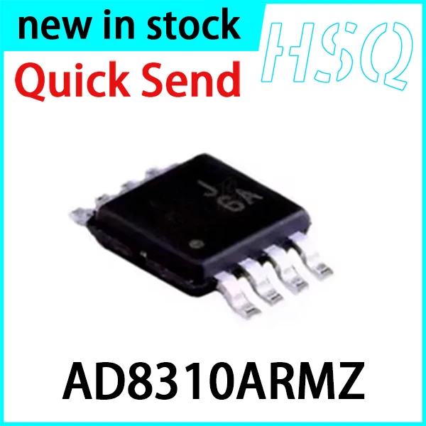 1PCS New AD8310ARMZ Package MSOP-8 Silk Screen J6A Special Function Amplifier IC Chip Integration in Stock
