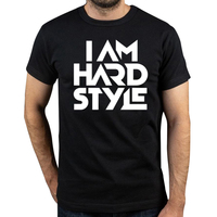 Funny I Am Hardstyle Graphic T-shirts Men Women's Fashion Casual Tshirt 100% Cotton Loose Oversized DJ Techno Dance T Shirt