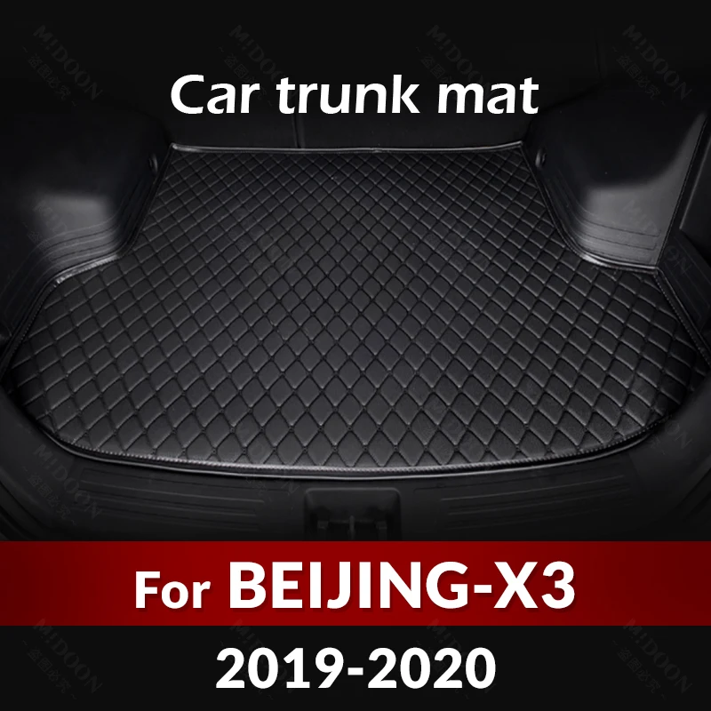 

Car Trunk Mat For BEIJING-X3 2019 2020 Custom Car cargo liner carpet Accessories Auto Interior Decoration