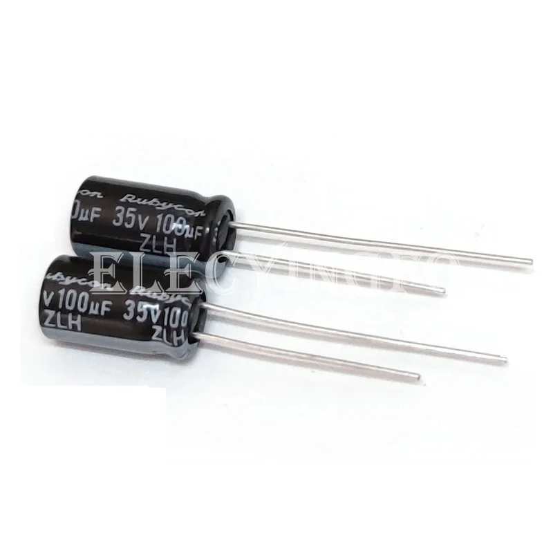 

Original RUBYCON 35V100UF ZLH 6.3X11mm Long Life Low Impedance 100uf 35V Aluminum Electrolytic Capacitor