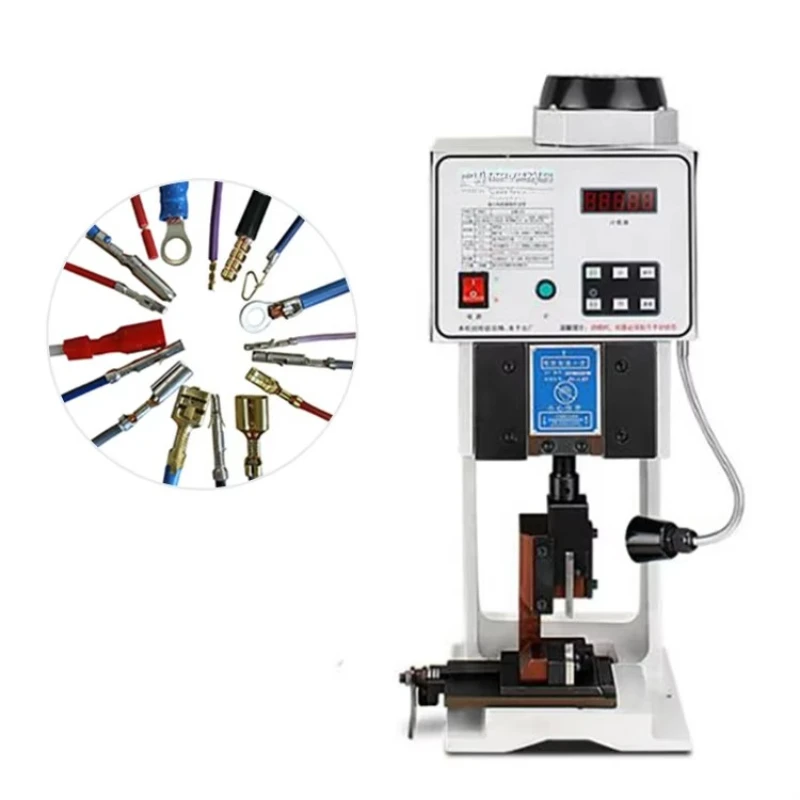 

Silent semi-automatic cable electric end ferrule pressing horizontal end point box crimping machine
