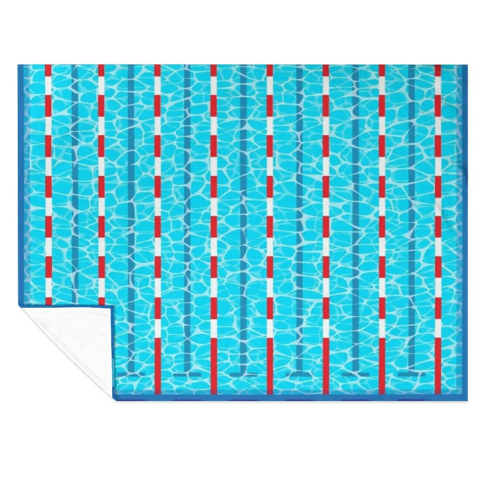 

swimming pool v2 Throw Blanket anime Custom Flannels Tourist Blankets
