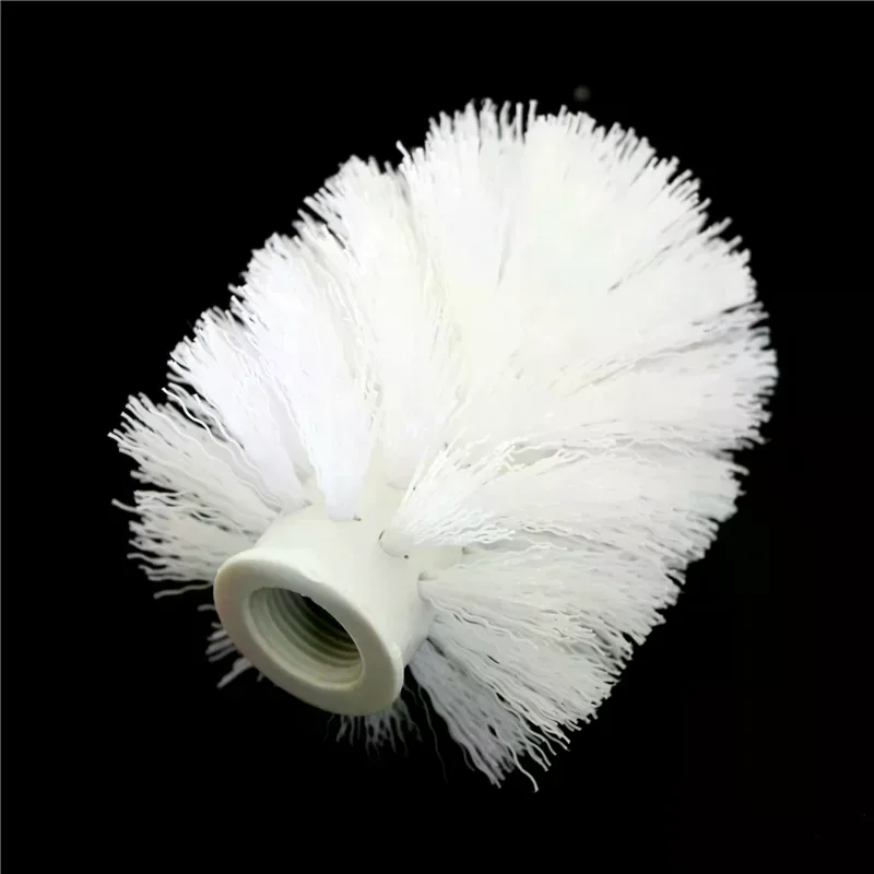 /TPz/Toilet Brush Head Holder Replacement Bathroom WC Cleaning Brush Head White