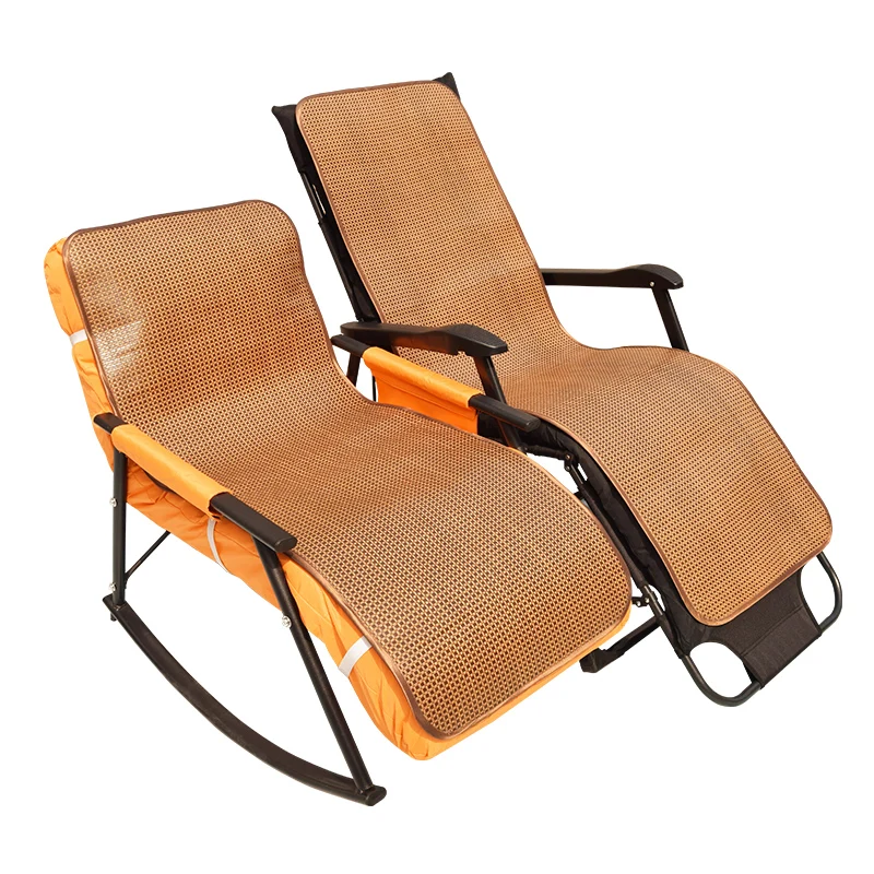 

Summer Lounge Chair Cushion Cool Rattan Chair Rocking Chair Boss Office Summer Breathable Rattan Woven