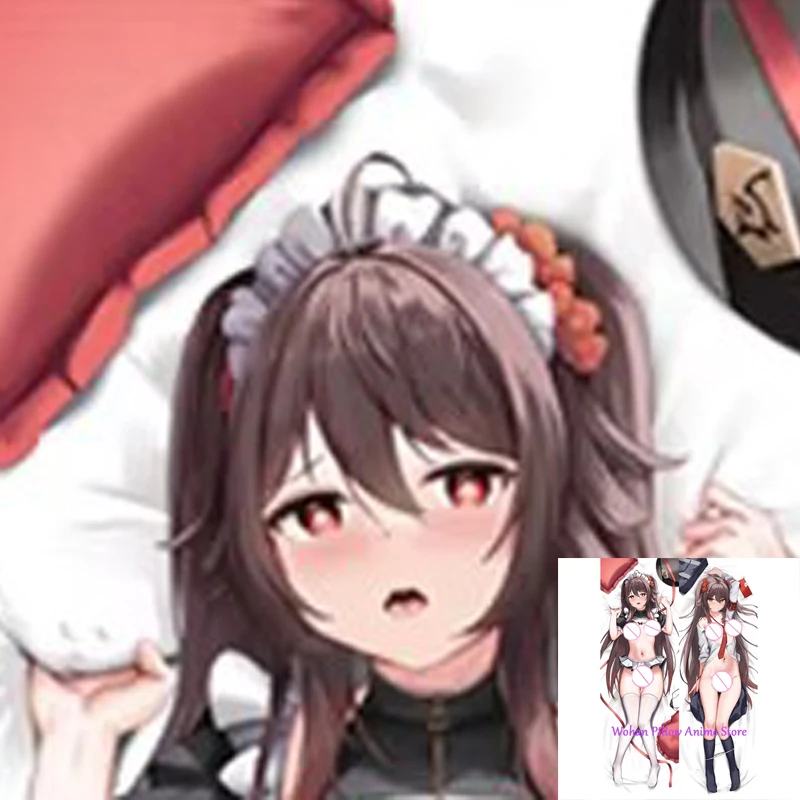 

Dakimakura Anime Pillow Cover Hu Tao Double Sided Print Life-size Halloween Christmas Decoration