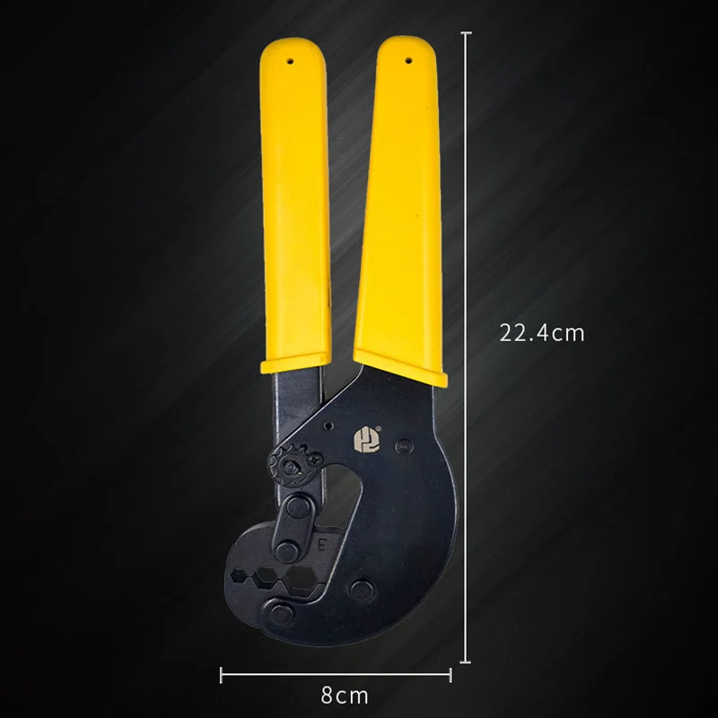 Imagem -04 - Cabo Coaxial Crimping Alicate Kit Crimper Cutter Stripper Tool Bnc Rg58 Rg6 Bnc Rg58 Rg6 Bnc Rg58 622 12488 1640 Milímetros