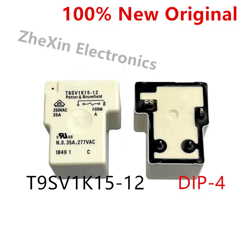 5PCS/Lot   T9SV1K15-12 、T9SV1K15-12S   DIP-4    New Original Solar Photovoltaic Relay  2027395-1