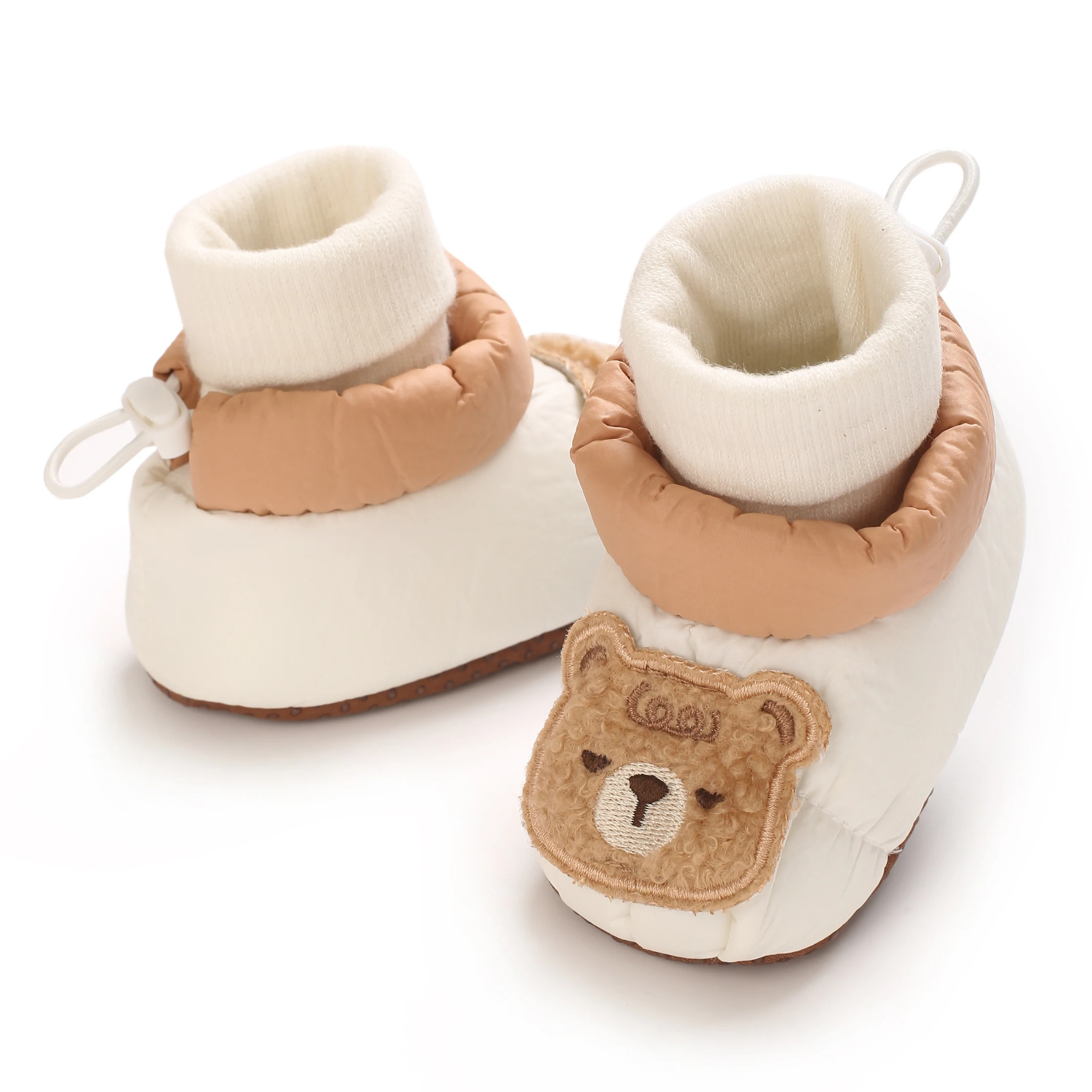 

Winter Cotton Socks Shoes Cute Baby Bear Pattern Soft 0-18M Newborn Baby Socks Children's Flooring Toddler Girl's First Step