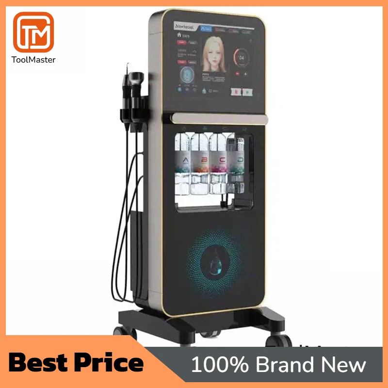 【Hot Sale】Multifunction 4 In 1 High Pressure Skin Care Deep Cleansing Acne Treatment Oxygen Jet Peel Facial Machine Facial Machi