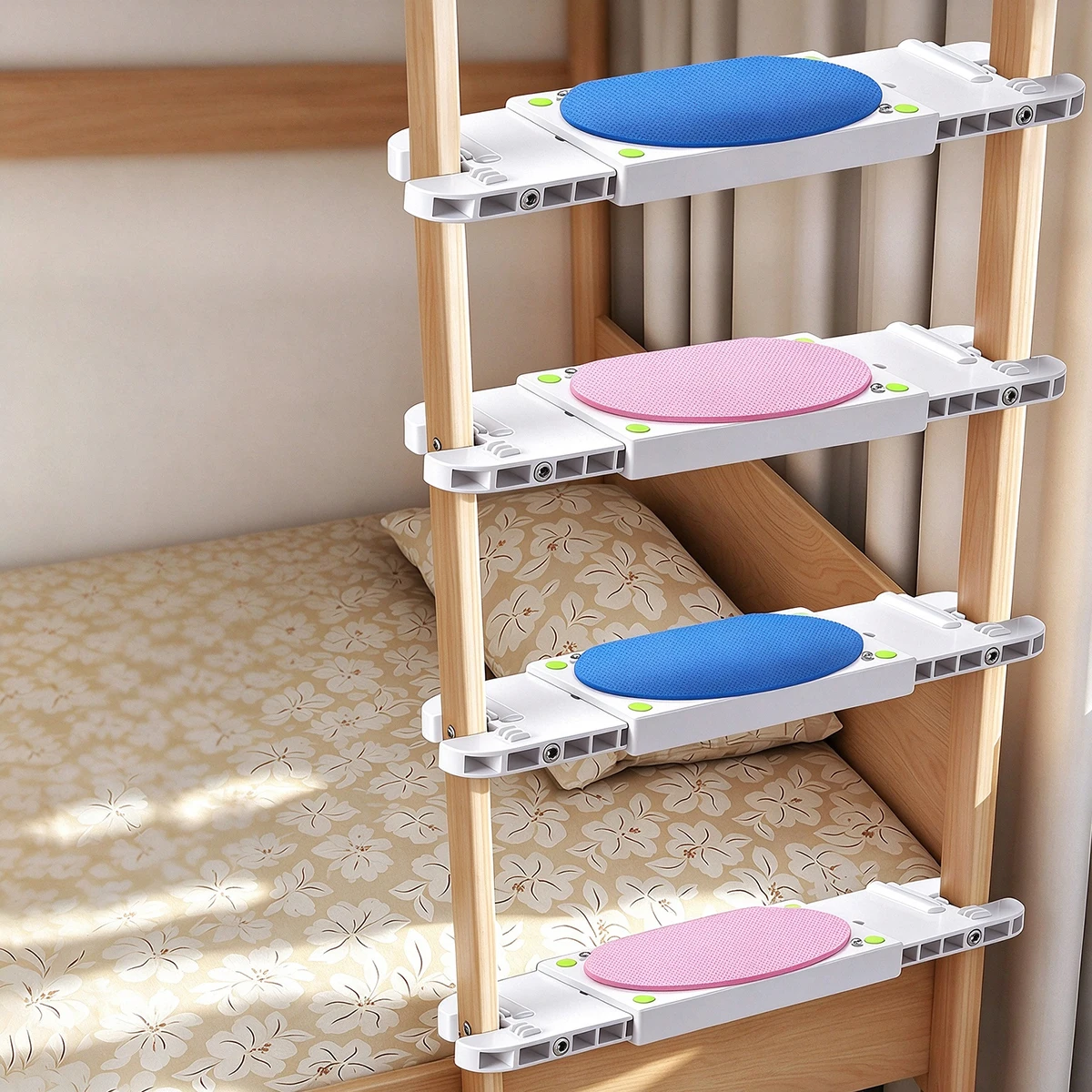 Bunk Bed Ladder Step Pad Adjustable Anti-Slip Non-Slip Thickened Stair Tread Cover Universal Dorm Home Foot Protector Mat