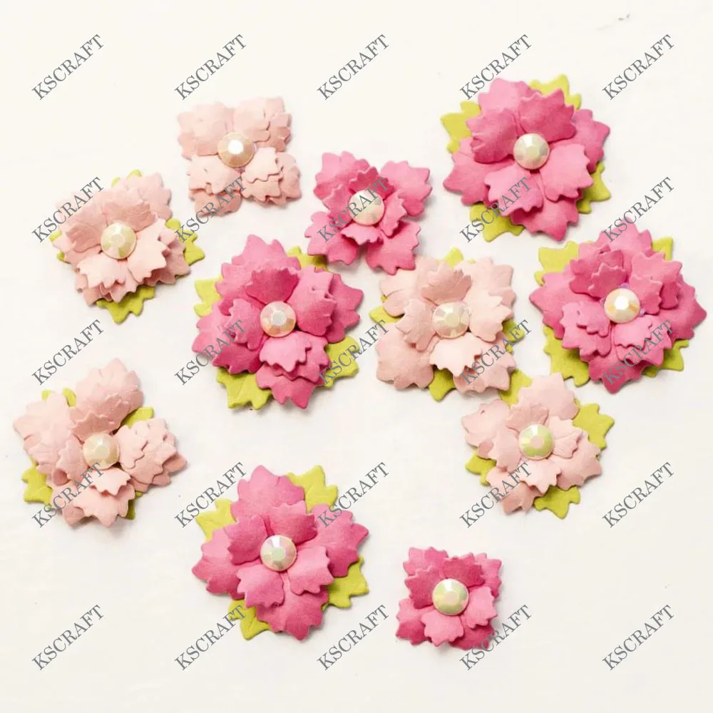 KSCRAFT Peony Roses Plate Metal Cutting Dies Stencils for DIY Scrapbooking Decorative Embossing DIY Paper Cards