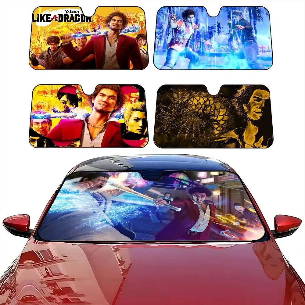 

L-Like A D-Dragon Car Windshield Funny Sun Shade Foldable UV Ray Sun Visor Protector Sunshade For Front Window