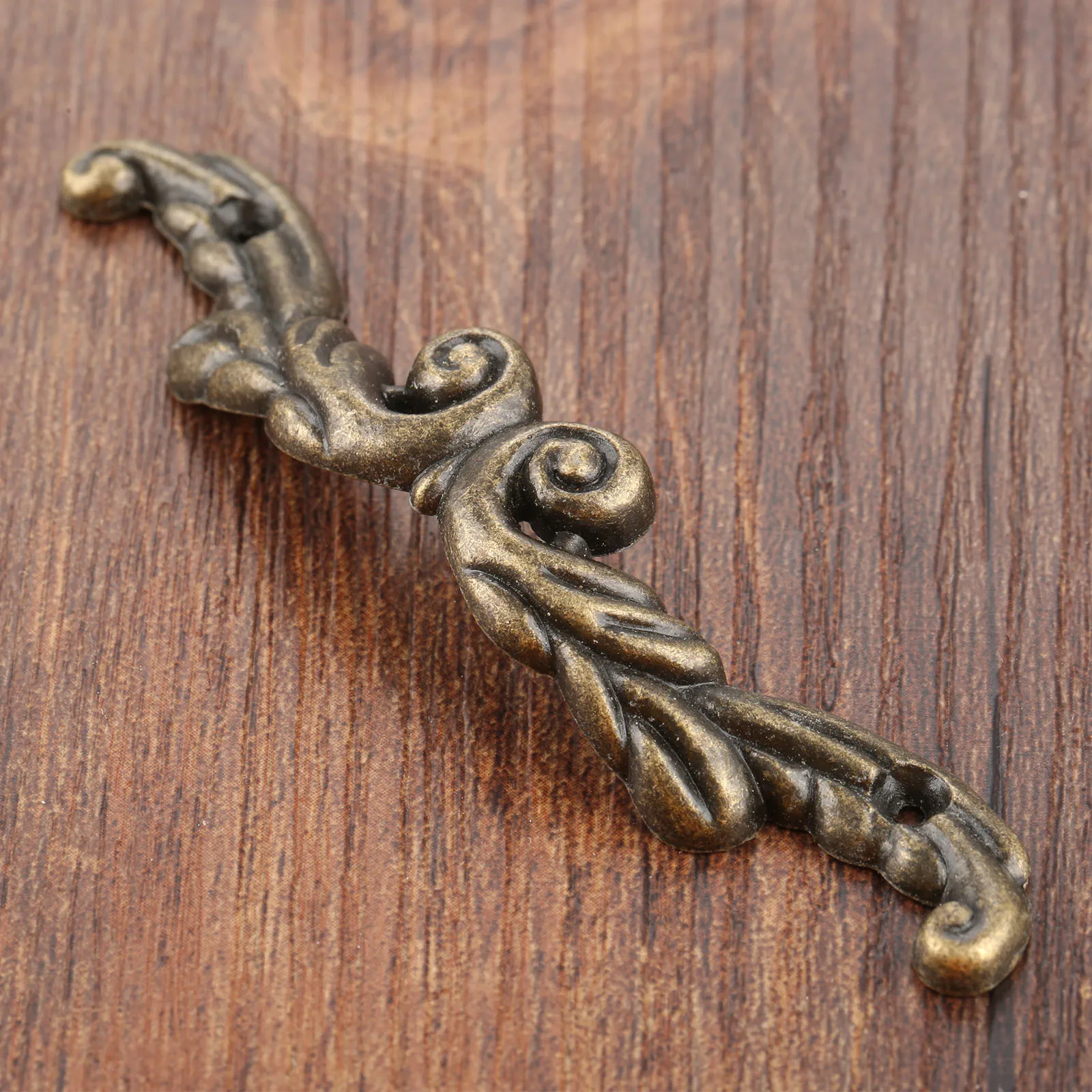 2pcs Retro Pull Handle Jewelry Wooden Box Pulls Handles Antique Drawer Cabinet Handles Knob Hardware Accessories