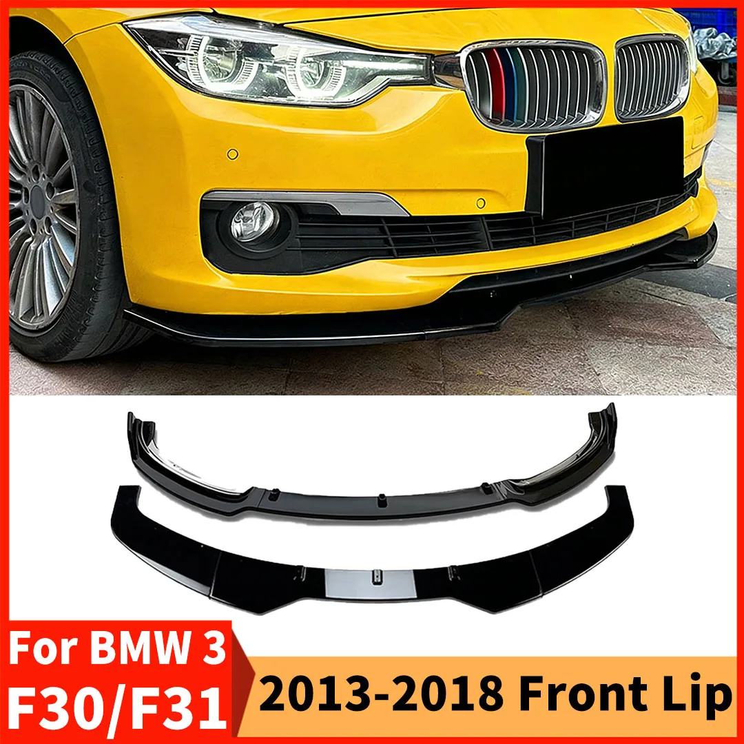 

Front Bumper Lip For BMW 3 Series F30 F31 2013-2018 Splitter Cover Chin Tuning Accessories Air Dam Refit Standard Version