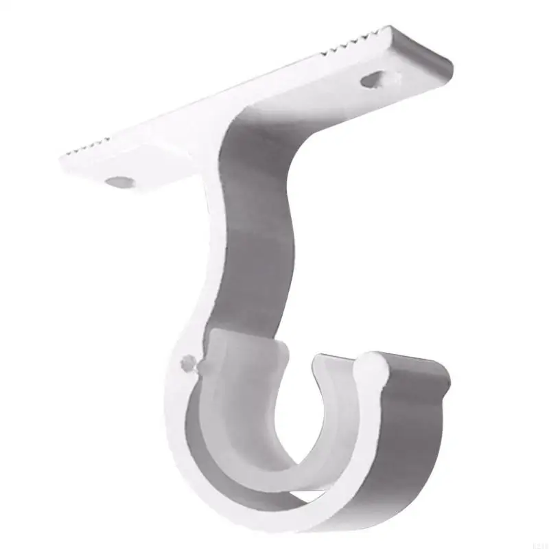 Secure Curtain Rod Brackets Reliable Aluminum Alloy Holder 4 Colors 