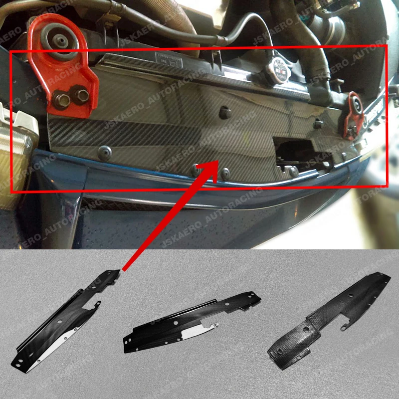 

For Mitsubishi Evolution EVO 5 6 Carbon Fiber Cooling Slam Panel Radiator Cover