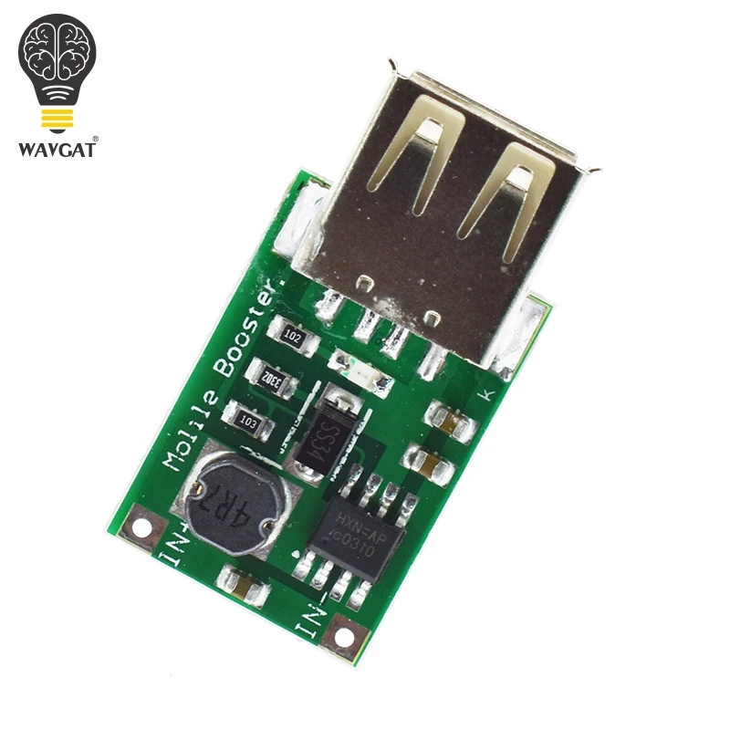 DC-DC 2V-5V to 5V 1200MA 1.2A Step-Up Booster USB Mobile Power Supply Module Lithium Battery Charger Board For Phone Camera