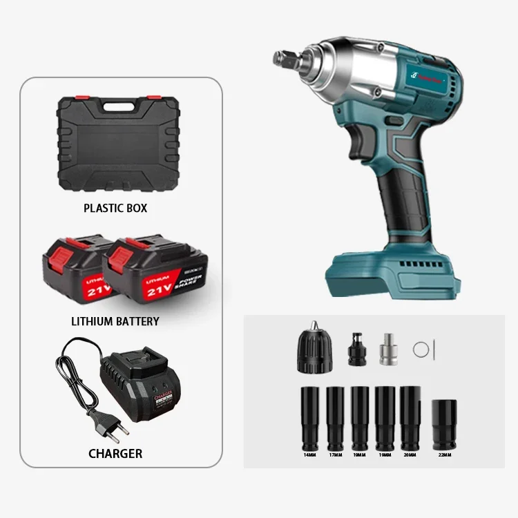 GUANG CHEN New Model 21V Mini Electric Cordless Brushless Impact Screwdriving Wrench Machine