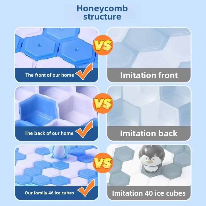 البطريق الصغير لكسر الجليد يحفظ لعبة البطريق الصغير يطرق الجليد للأطفال سطح المكتب المنافسة التفاعلية ألعاب الأطفال الوالدين