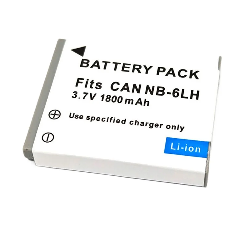 新品 1800mAh 3.7V NB-6LH カメラバッテリー+充電器 キヤノン IXUS 95 105 300 310 SX600 SX280 SX275 SX260 SX510 SX500 SX240HS用