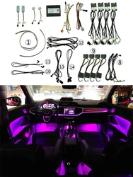 Applicable to Audi Q3 Q3L LED atmosphere light interior LED luminous cup holder atmosphere light interior