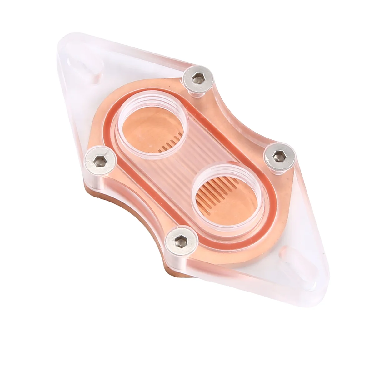 Кулер для водяного охлаждения процессора, акриловый прозрачный блок южного моста Northbridge для блока процессора компьютера