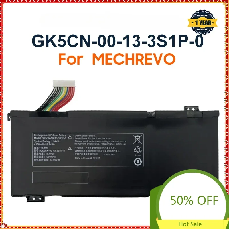 

4000mAh 11.4V GK5CN-00-13-3S1P-0 Battery For MECHREVO X8Ti Z2 MACHENIKE T90 Plus T90-T3p F117-B F117-B6 GK5CN GK5CN4Z GK7CN6Z