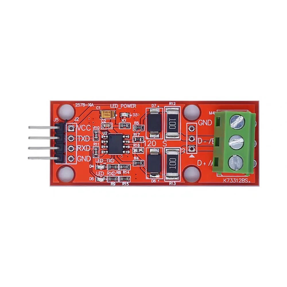 Single chip TTL to RS485 module, 485 to serial port, UART level conversion, hardware automatic control flow direction