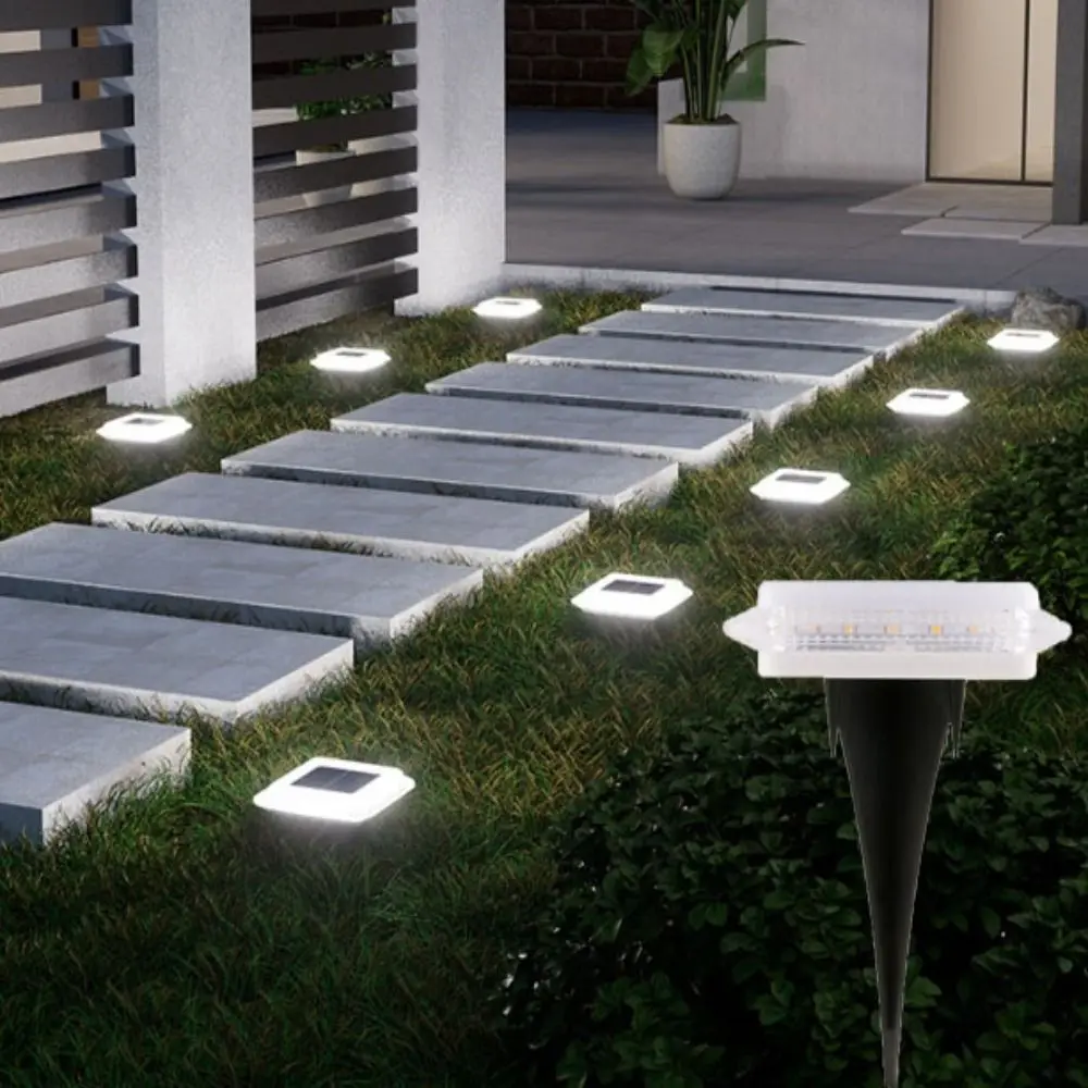 

Decorative Waterproof Solar Ground Lights 360° LED Plastic Material Solar Buried Light Sensor Solar Outdoor Lights Yard