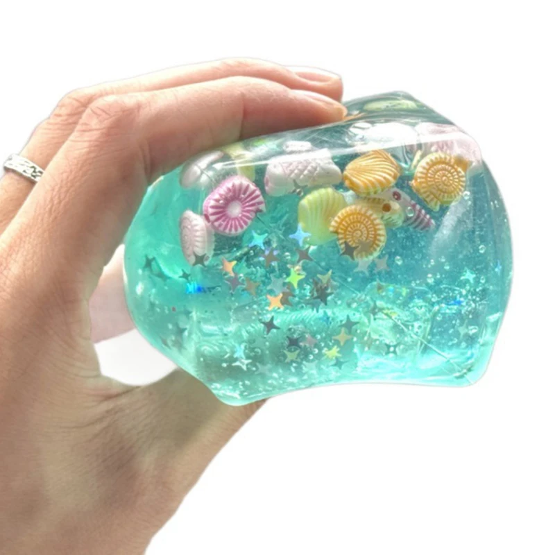 

Crystal Shell Soft and Glutinous Toy Sensory Stress-relief Slow Rebound Stretchable Gel Filled Soft Ice Blind Box
