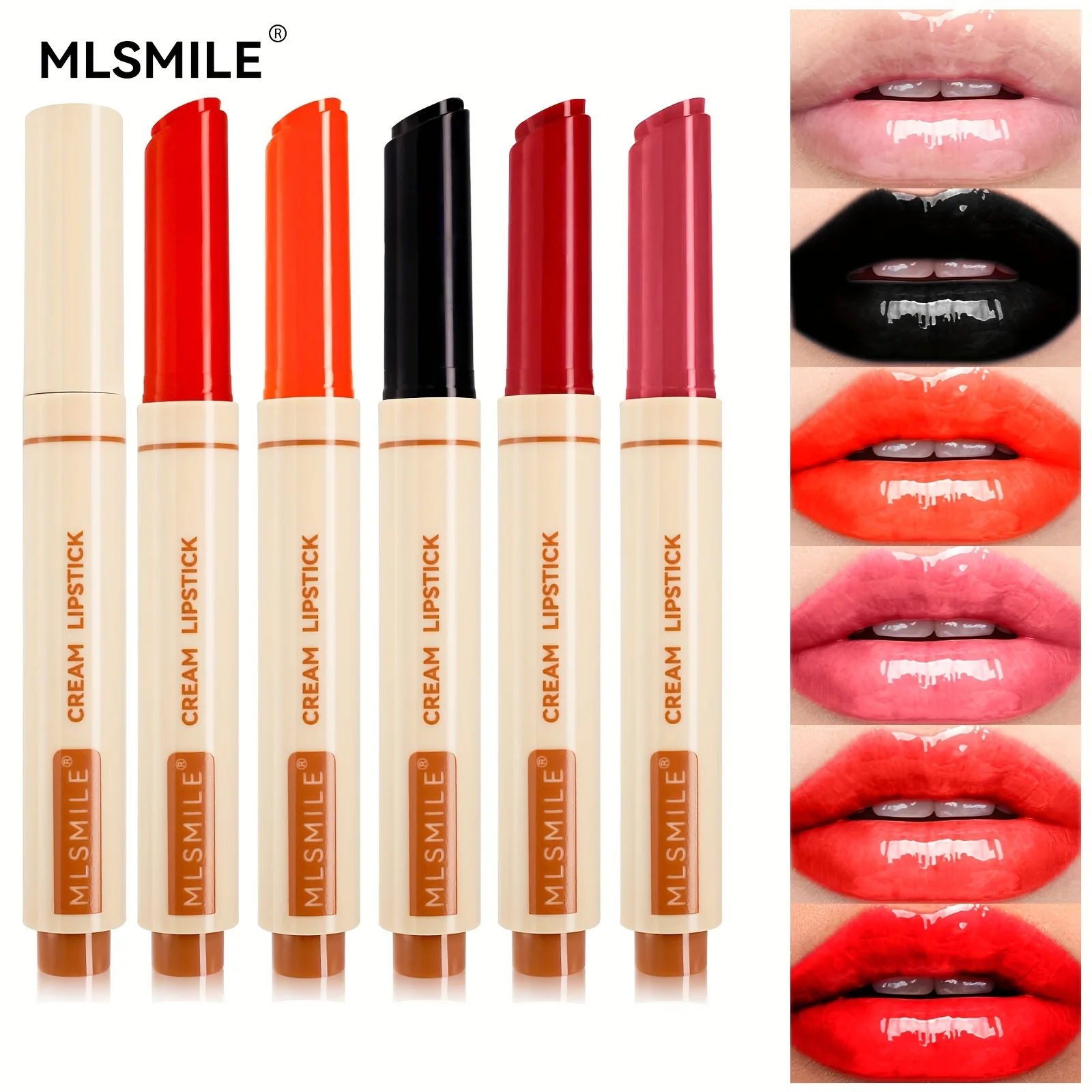 Balsamo per labbra idratante che cambia colore, stick per labbra pressato altamente colorato facile da applicare, nutriente duraturo antiaderente fresco