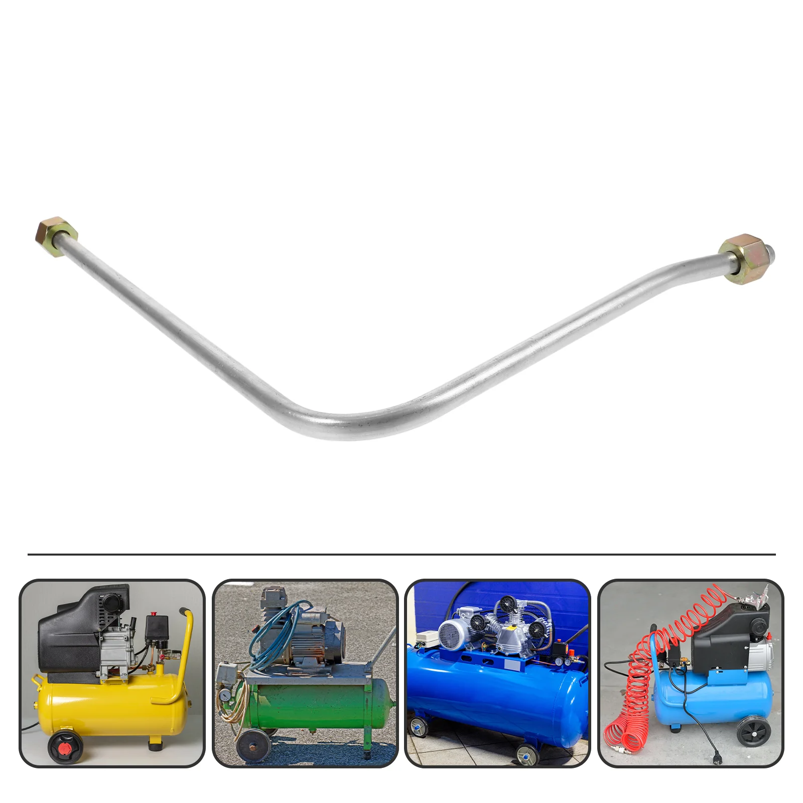 Replacement Parts Air Compressor Exhaust Pipe Hose Tube 3000X2350X200CM Aluminum Pneumatic Pipes