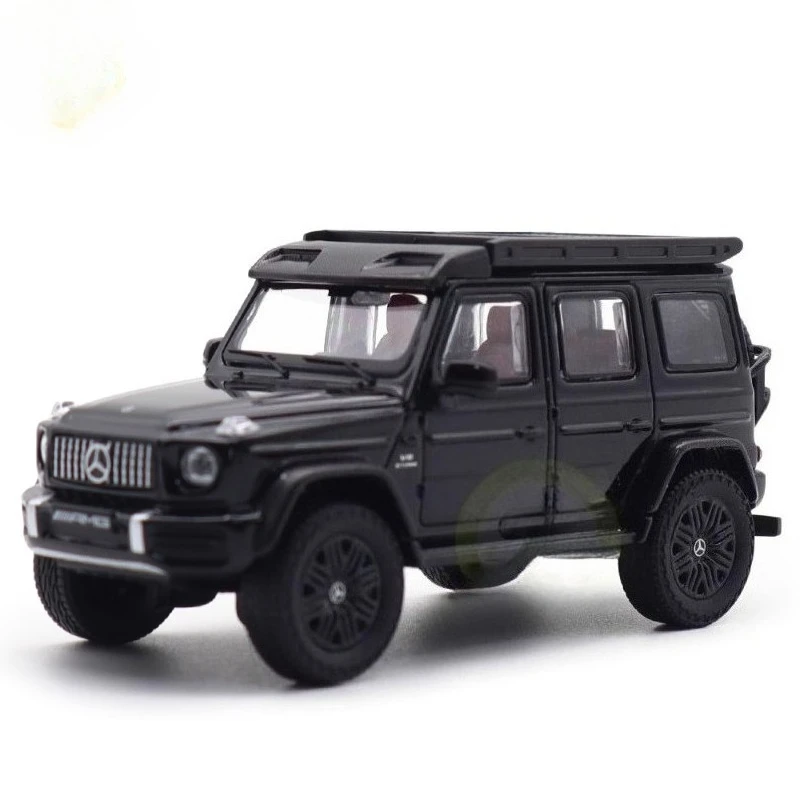 KENGFAI Diecast 1/64 Schaal Mercedes-Benz AMG G63 4x42 2023 Editie Legering Model Auto Speelgoed voor Jongens Gift