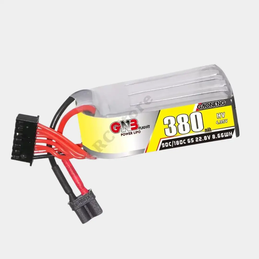 GNB GAONENG GNB 380mAh 6S 22.8V 90C HV Lipo Battery With XT30 Plug for RC FPV Racing Drone Quadcopter Tinywhoop