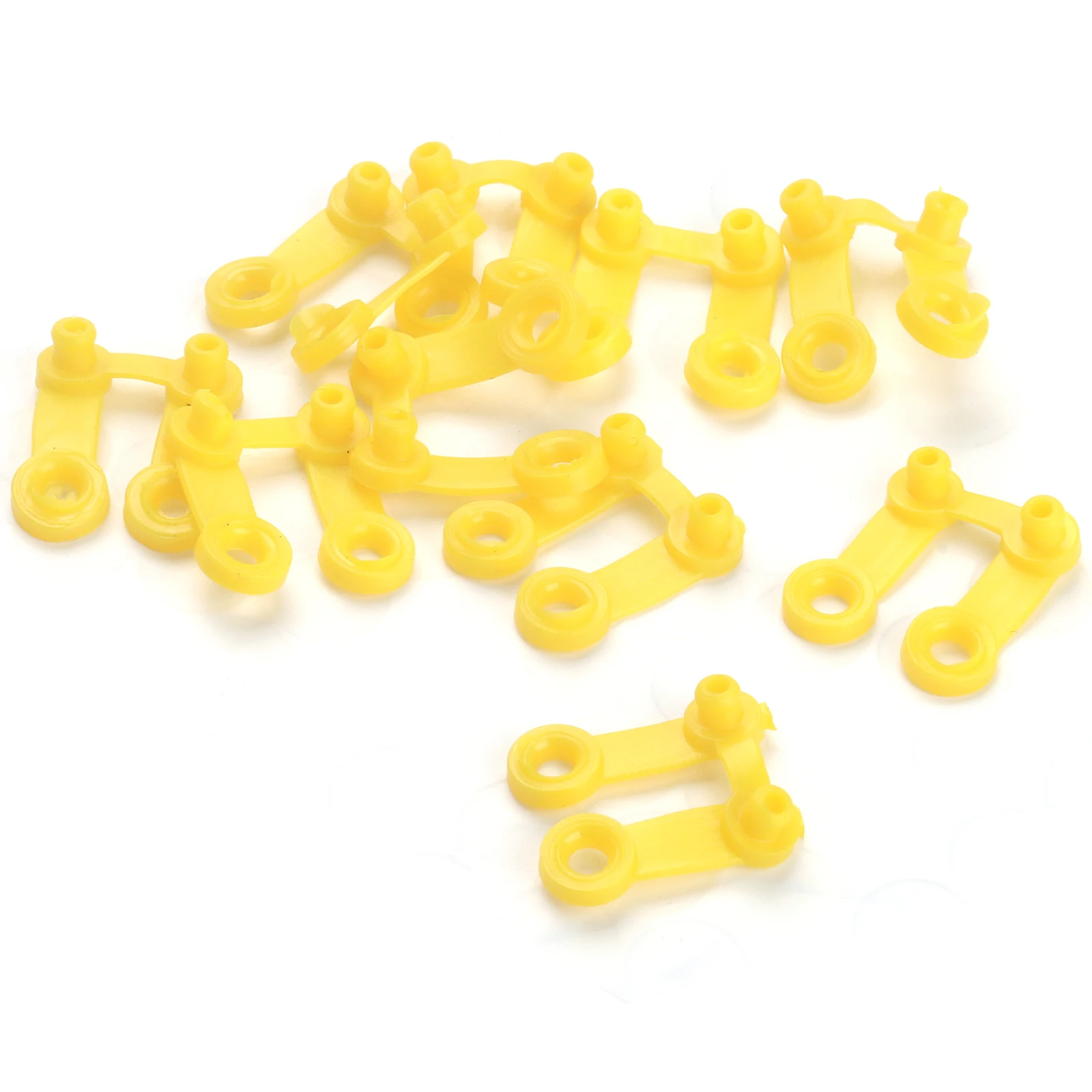 10 pcs/ Set Yellow Plastic Snap Clip Punch Card For Brother Knitting Machine card buckle accessories HG7714