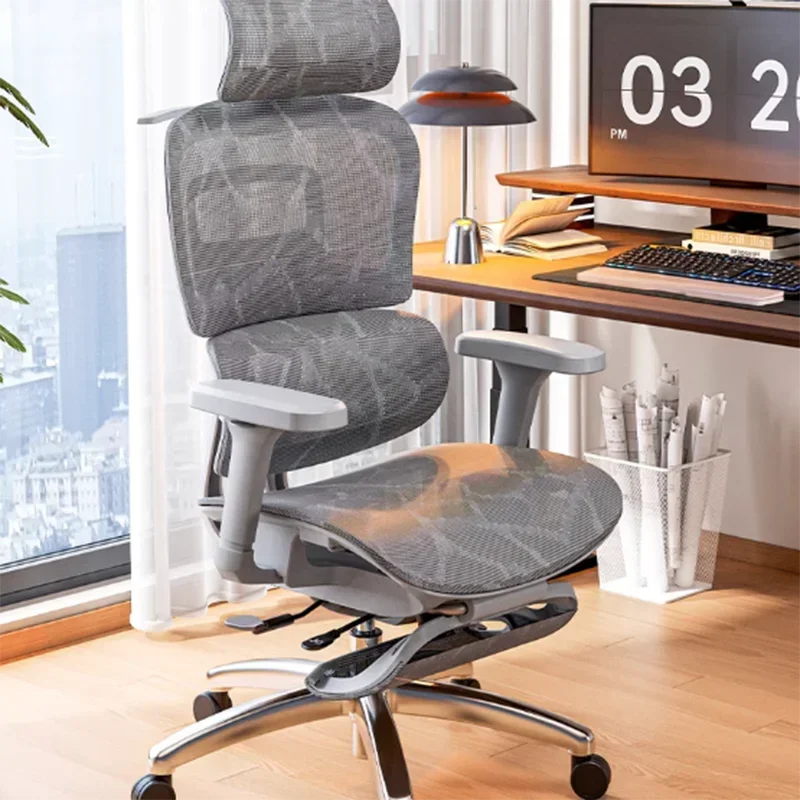 

#v Living Room Armrest Office Chair Wheels Luxury Nordic Study Ergonomic Office Chair Computer Silla Modern Furniture