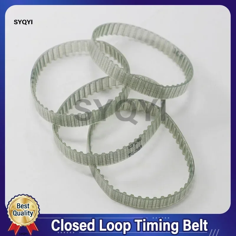 Best Quality Steel Wire Closed Loop Timing Belt PU 10/12/15/20mm Width T5-210 215 240 245 T10-840