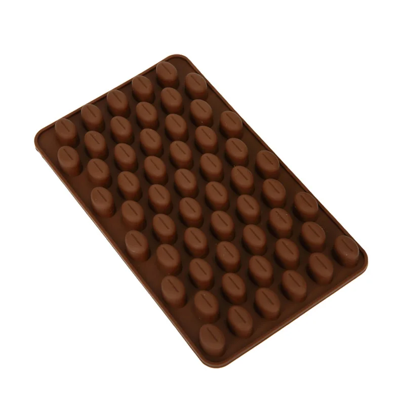 Molde cuadrado de silicona 3D para Chocolate, molde para dulces, conejo, oso, Aniaml para gelatina, trufa Fudge, cubo de hielo, herramientas para