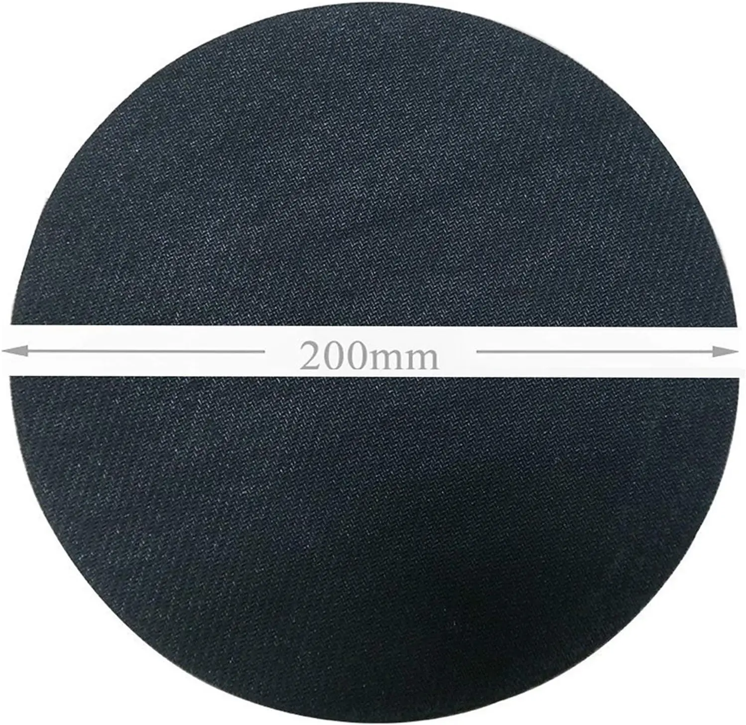 Witch Round Gaming Mouse Mat Blue Witch Hands Moon Non-Slip Rubber Base Mousepad for Laptop Computer PC Office Home Gifts