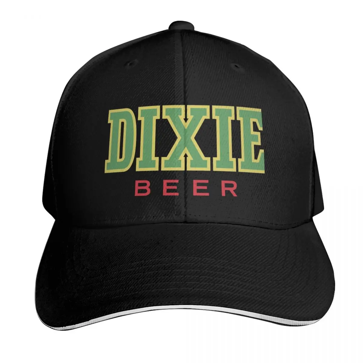 Dixie Beer Classic Logo Cool Tee For Beer Lovers- Best Dixie Beer Baseball Cap Men Women Casual Summer Sport Sun Cap