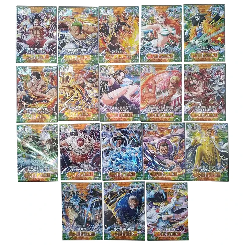 

One Piece Card SP/18Pcs Hancock Robin Ace Sabo Luffy Shanks Zoro Christmas Birthday Presents Boys' Anime Collectible Cards