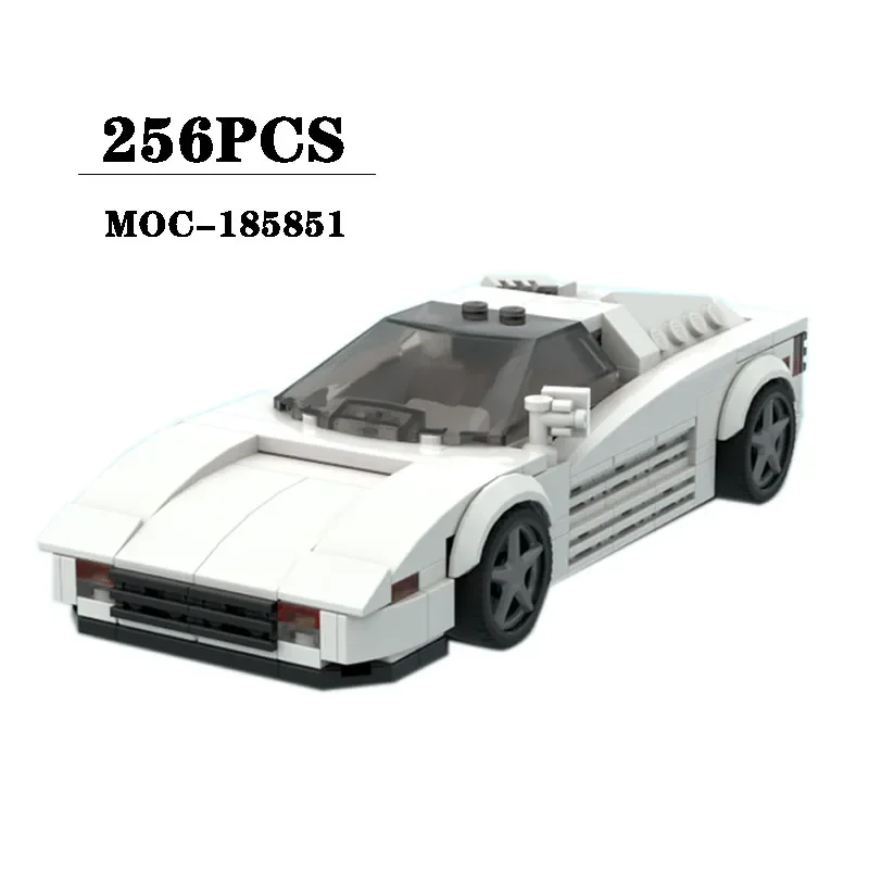 

Building Block MOC-185851 Small Sports Car Assembly Model 256PCS Boys Puzzle Education Birthday Christmas Toy Gift Ornaments