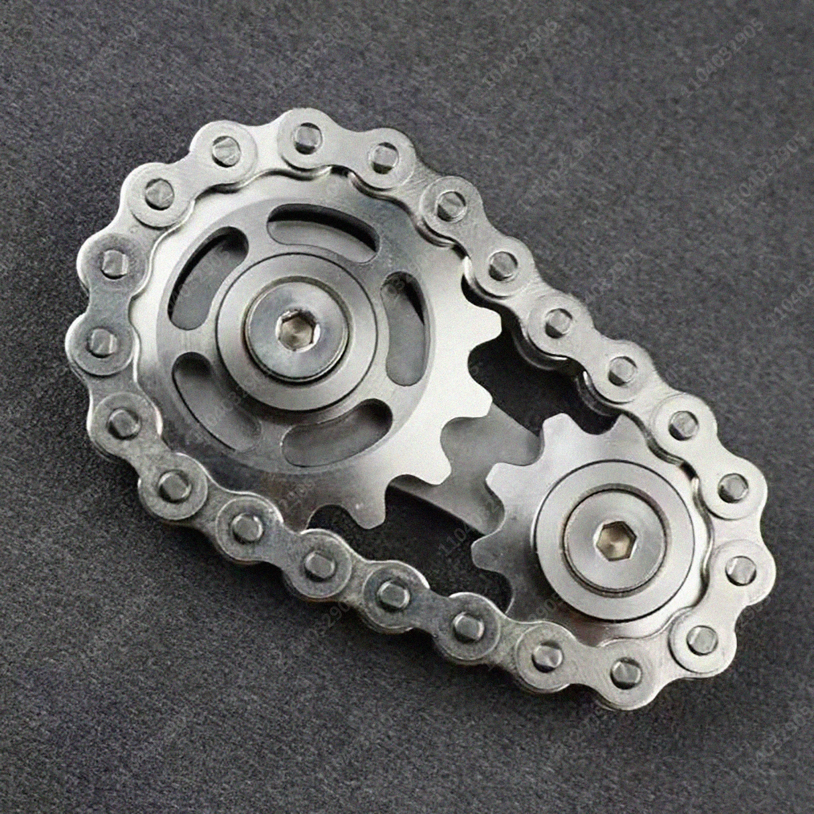 Metal EDC Fidget Spinner Precision Engineered Gear Fidget Slider Mechanism for Stress Relief Anti Stress&Focus Enhancement Gifts