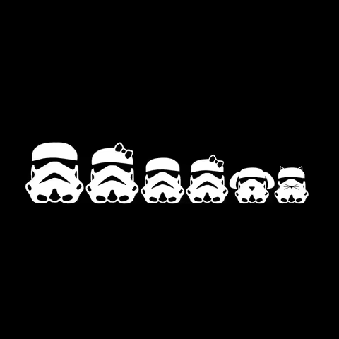 Car Stickers Funny Trooper Family Car Motorcycle Accessories JDM Vinyl PVC Waterproof Sunscreen 15cm
